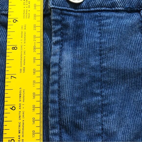 Time and Tru  Womens Corduroy Blue Pants Size 16 - Picture 12 of 14